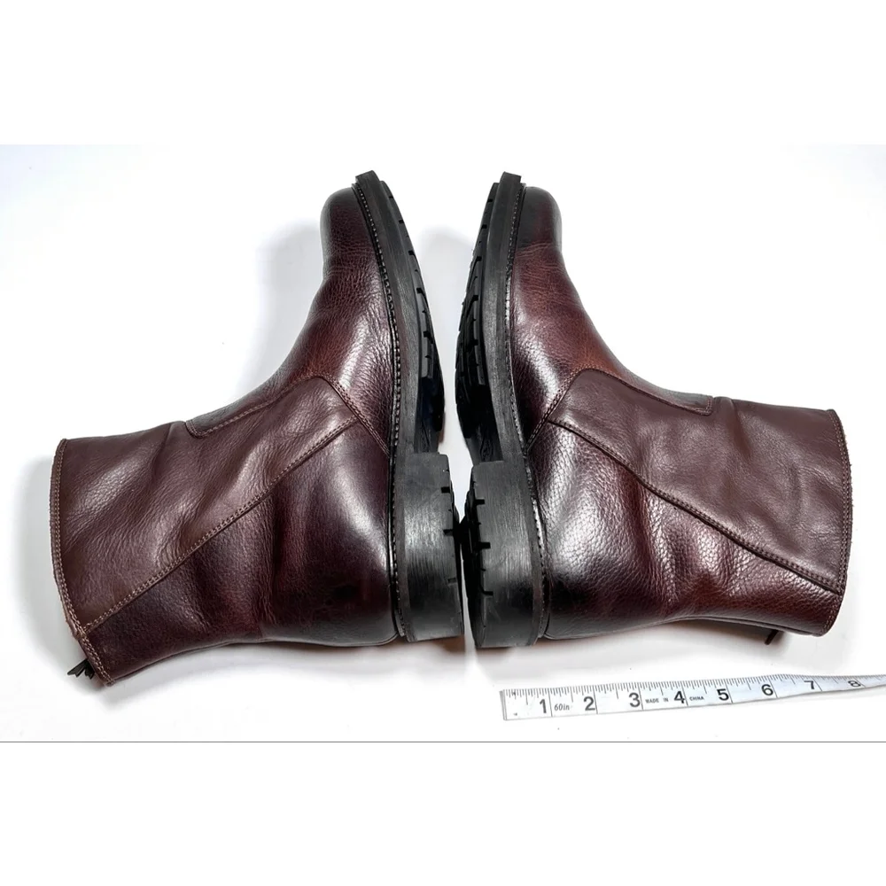Pajar Mens Boots Brown Leather Waterproof Winter Boots Size 42